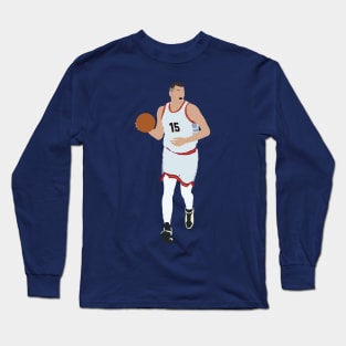 Nikola Jokic 15 Denver Nuggets FMVP 2023 Long Sleeve T-Shirt